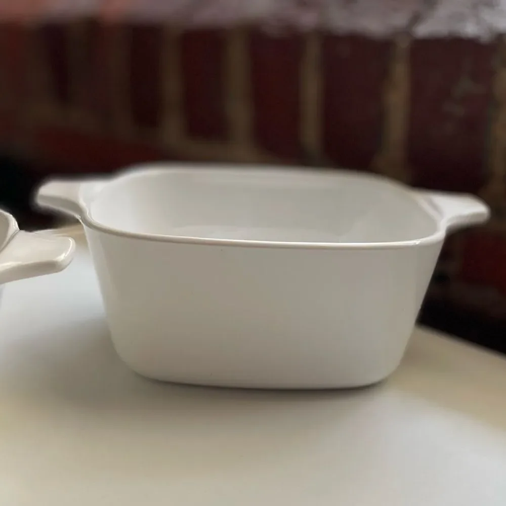 Vintage Corningwear Classic “Spice of Life” Two 3/4 Cup Casserole Dishes